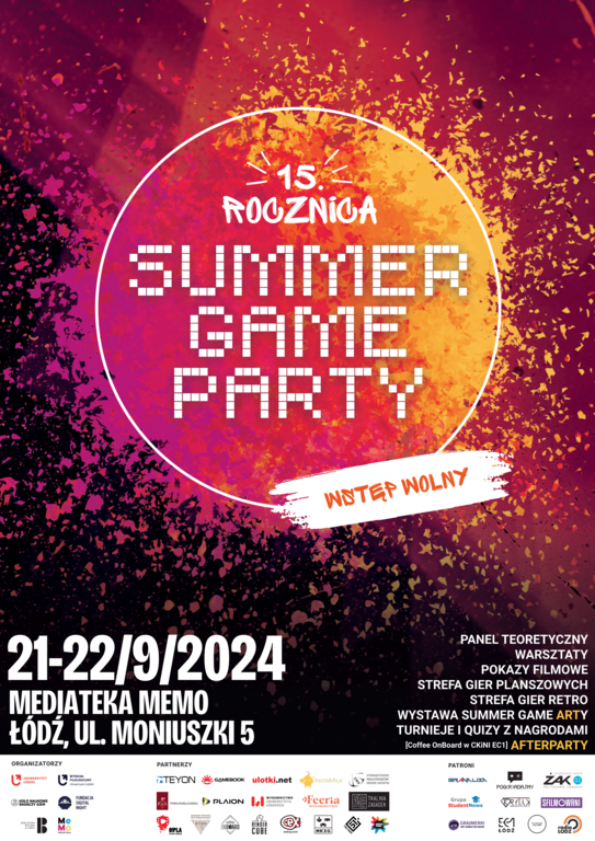 Plakat Summer Game Party 2024