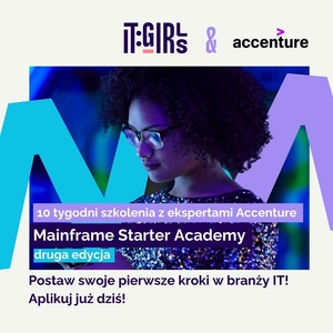 baner promujący kurs Mainframe Starter Academy - Accenture