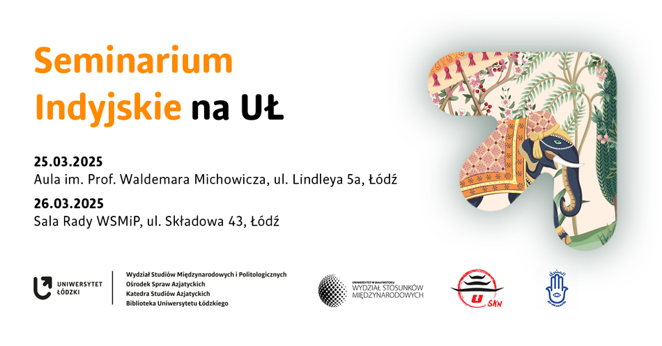 plakat informacyjny dotyczący wydarzenia seminarium indyjskie